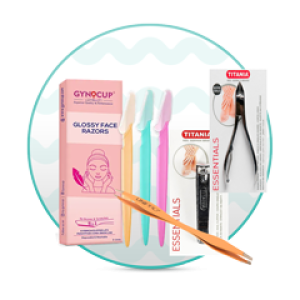 الملاقط وشفرات الوجه